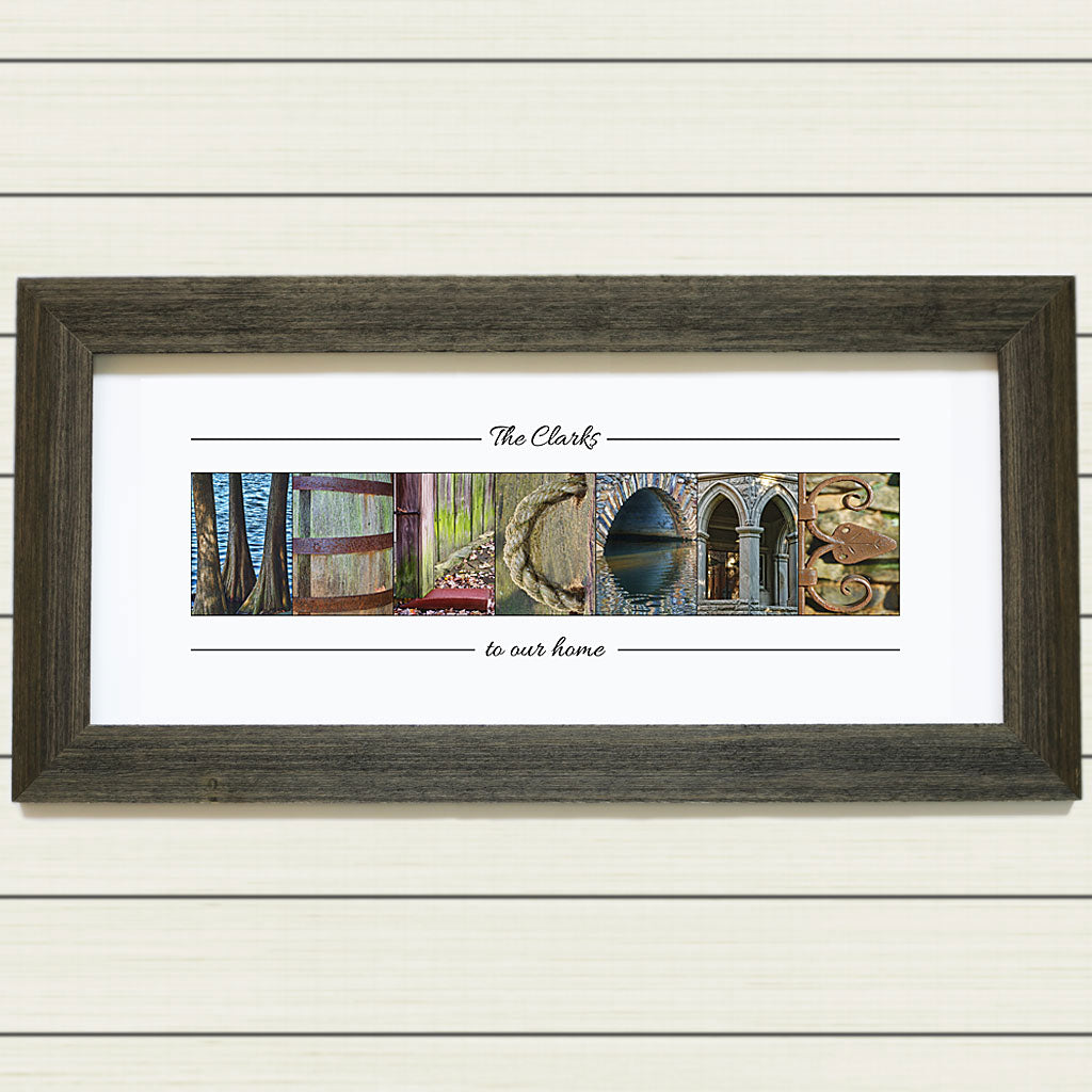 Framed & Personalized WELCOME Print