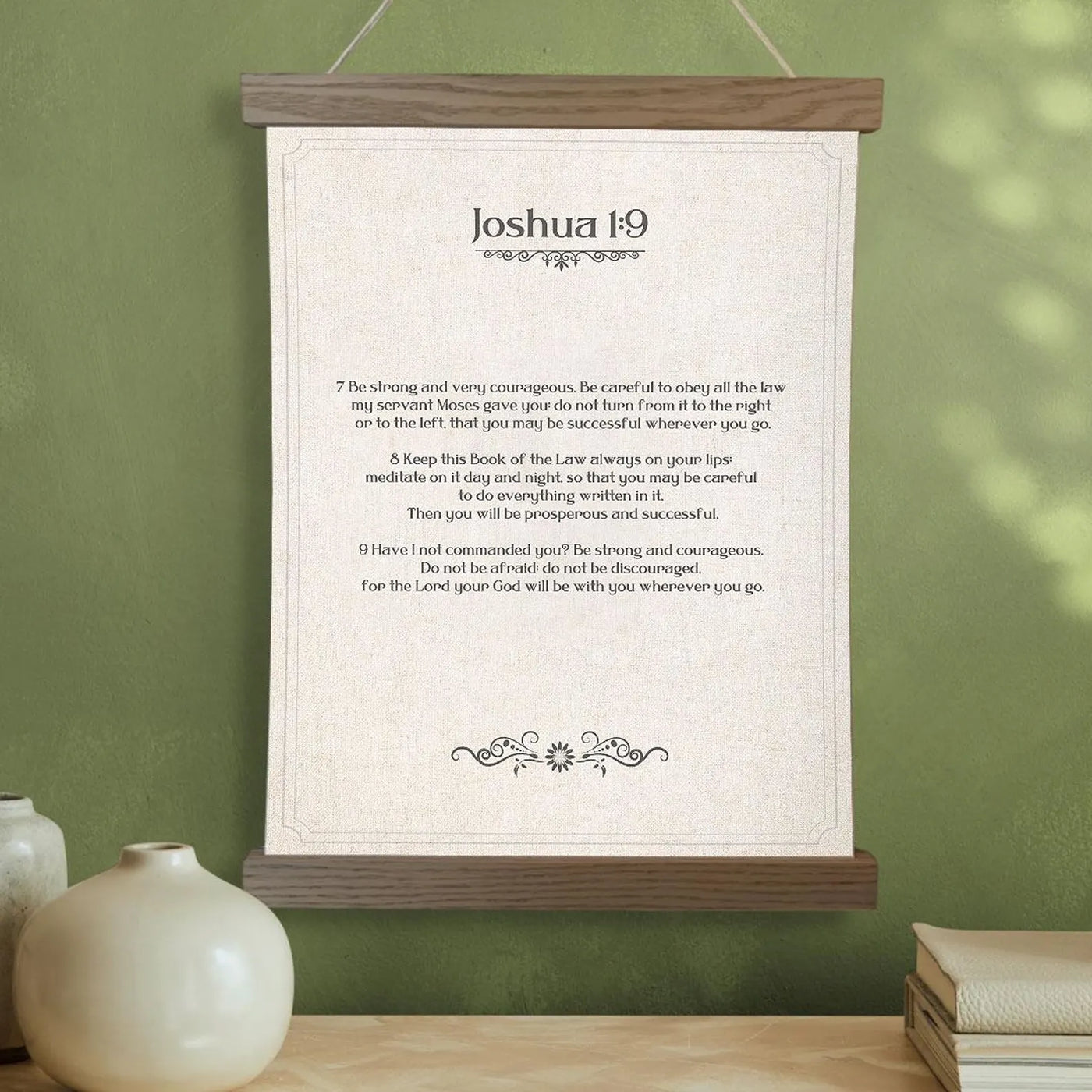 Personalized Bible Verse Sign, Print Any Scripture, Religious Gift, John 3:16, Canvas Wall Hanging, Faith Gift, Gift for Her, Home Decor