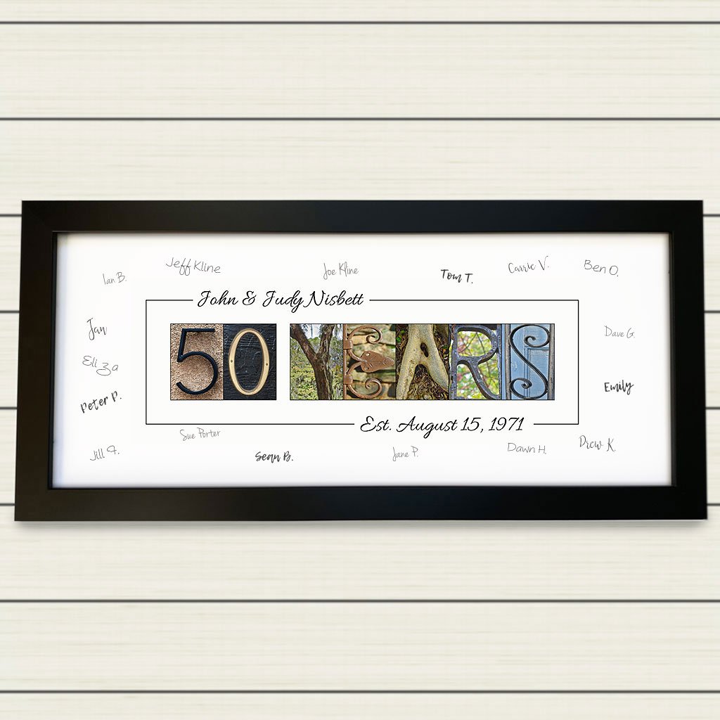 50th Anniversary Guest Book Alternative