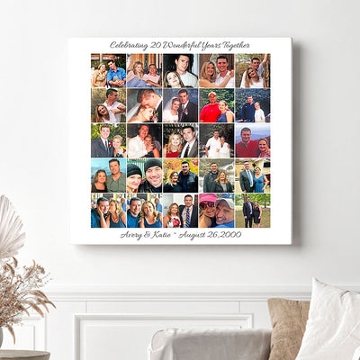 25 Image Collage Canvas
