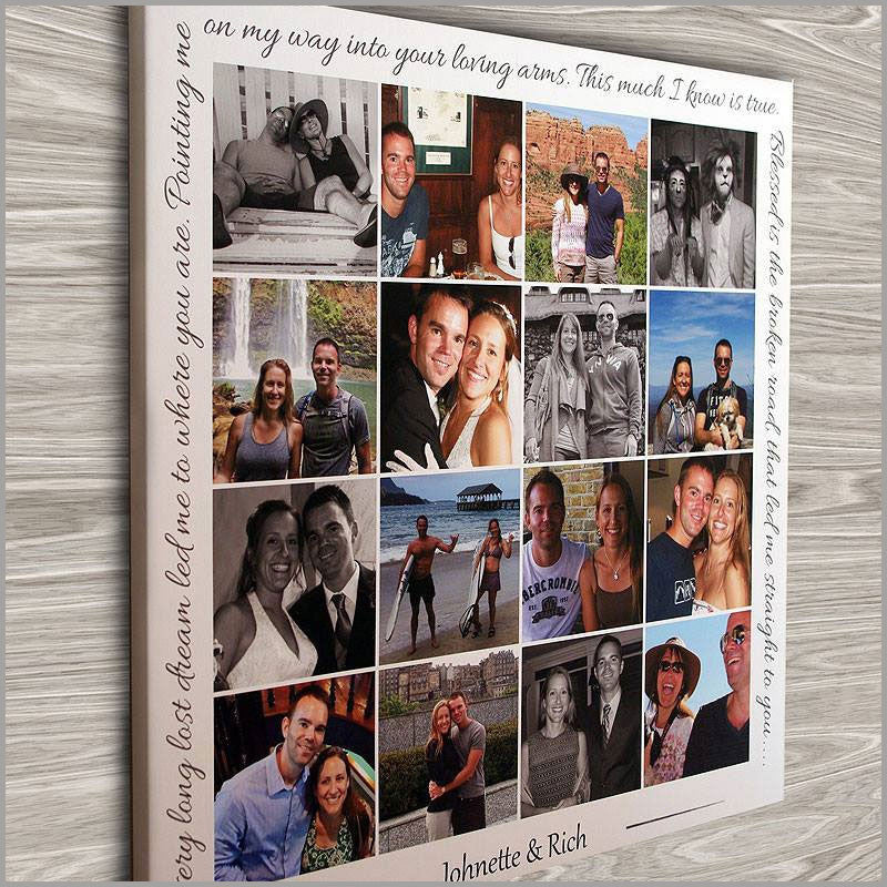 Personalized Photo Collage Canvas