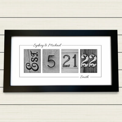 Personalized Wedding Date Gift