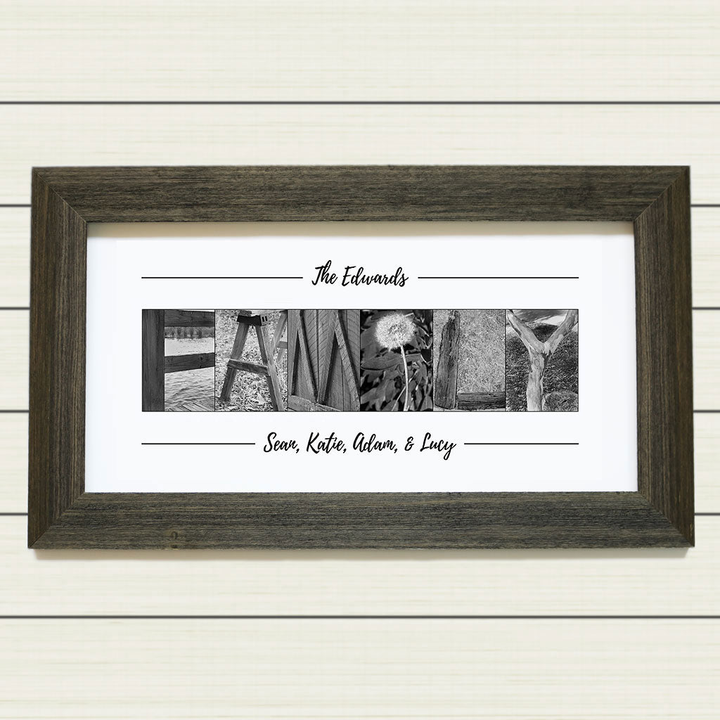 Framed & Personalized FAMILY Print