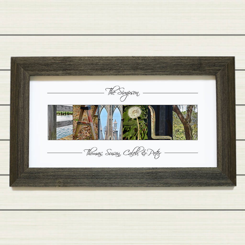 Framed & Personalized FAMILY Print