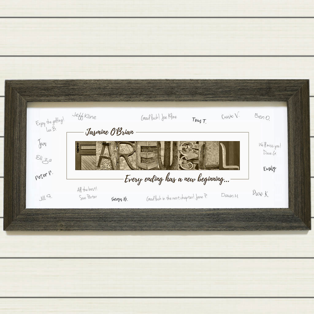 Retirement Guest Book Alternative (Farewell)