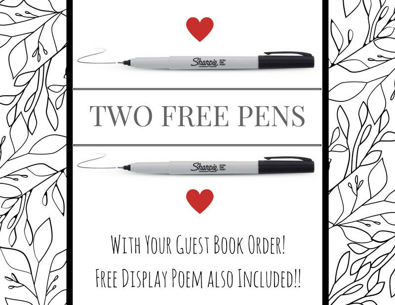 Pens for Wedding Guest Book Alternative