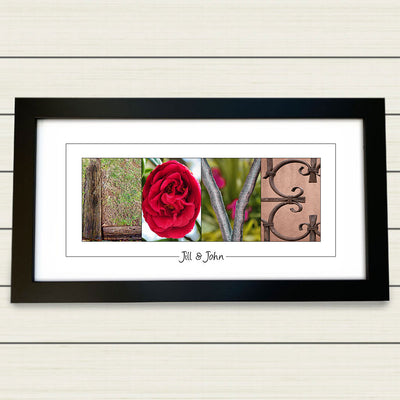 Framed & Personalized LOVE Print