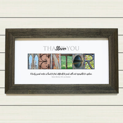 Framed & Personalized Gift for Mentor, Leader, Boss