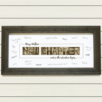 Retirement Guest Book Alternative (New Chapter)