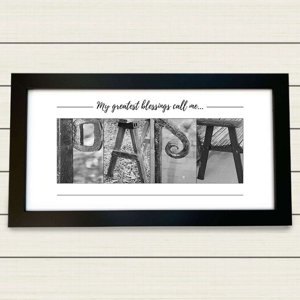 Framed & Personalized Gift for Papa