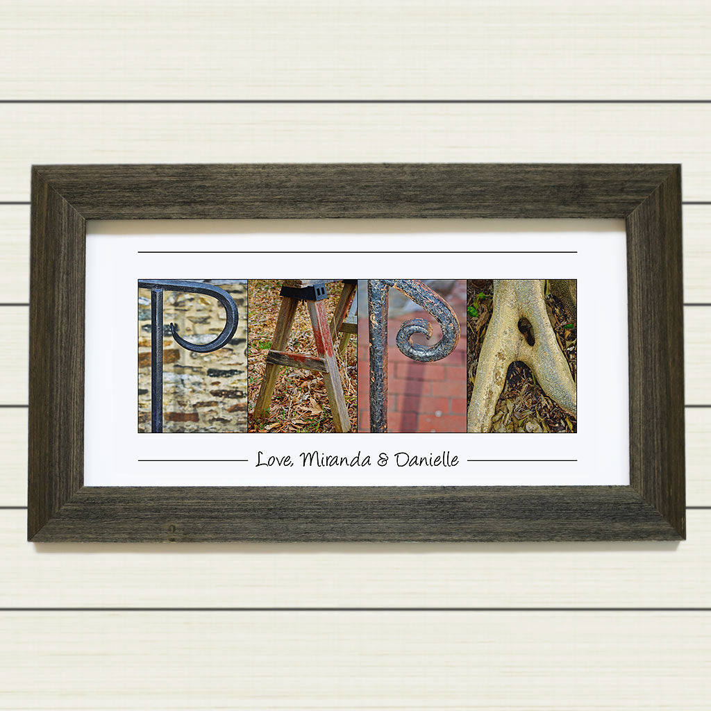 Framed & Personalized Gift for Papa