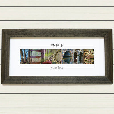 Framed & Personalized WELCOME Print