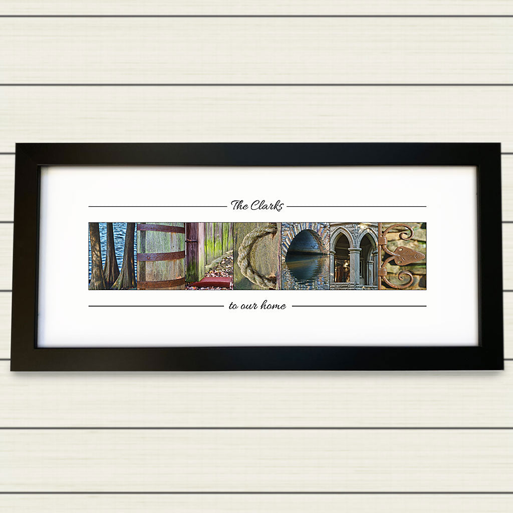Framed & Personalized WELCOME Print