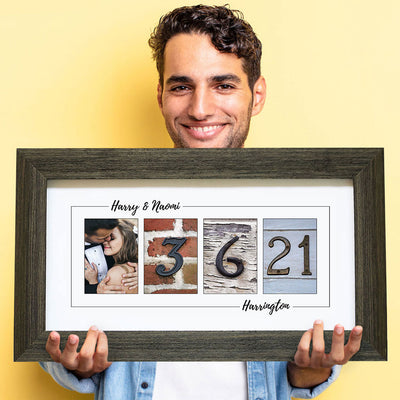 Personalized Wedding Date Gift With Your Photo Added